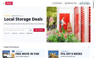 Bolt Storage - Springfield website