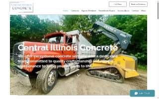 Central Illinois Concrete website