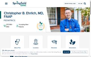 Christopher B. Ehrlich, MD, FAAP website