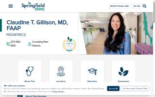 Claudine T. Gillison, MD, FAAP website