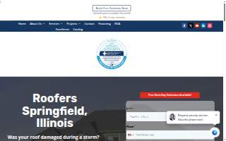 Constructors 911 Roofing Springfield website