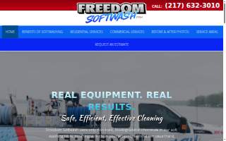 Freedom Softwash website