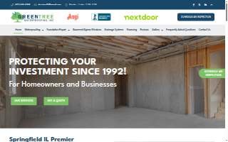 Greentree Waterproofing website