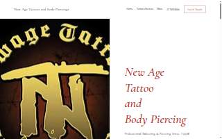 Newage Tattoos and Body Piercings website