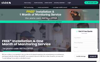 Vivint Home Security of Springfield website