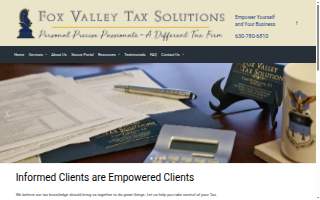 Fox Valley Tax Solutions website