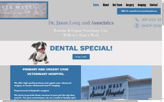River West Animal Hospital website