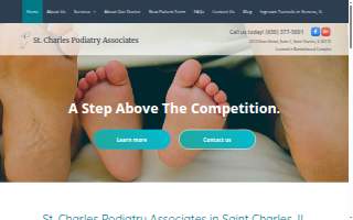 St Charles Podiatry Associates website