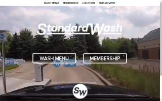 Standard Wash website