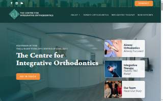The Centre For Integrative Orthodontics website