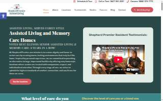 Shepherd Premier Senior Living of Sterling website