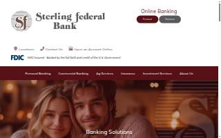 Sterling Federal Bank website
