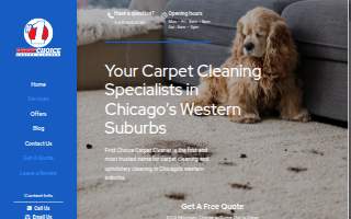 First Choice Carpet Cleaner website