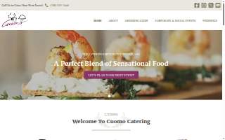 Cuomo Catering website
