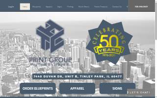 HTC Print Group website