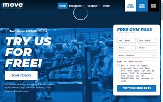 Just Lift Fitness website