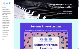 Mattix Music Studio of Summit website