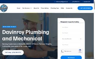 A Davinroy Plumbing & Mechanical - Plumber in Belleville website