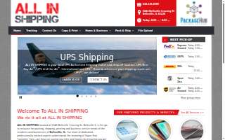 All In Shipping of Belleville website