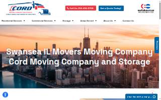 Cord Moving and Storage of Swansea website