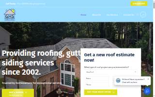 GHS Roofing website