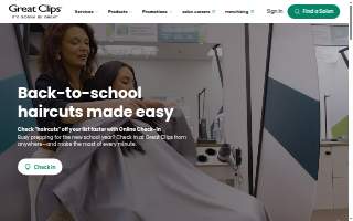 Great Clips of Swansea website