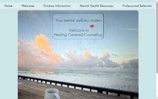 Healing Centered Counseling website