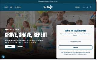 Snowie Sweet Treat website