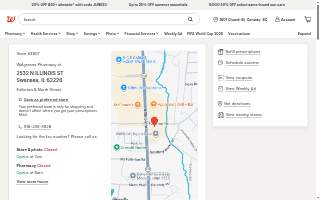 Walgreens of Swansea website