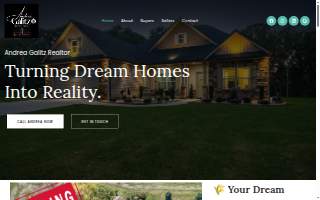Andrea Galitz Real Estate website