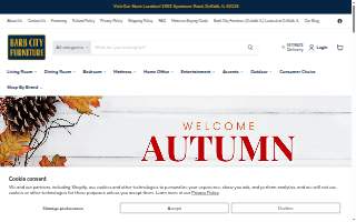 Barb City Furniture website