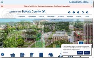 DeKalb County Photography website
