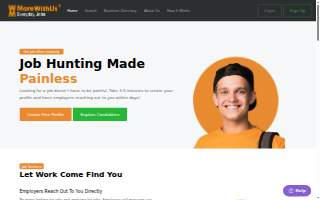 MoreWithUs - Everyday Jobs website