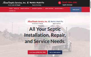 Read Septic Service, Inc. of Sycamore website