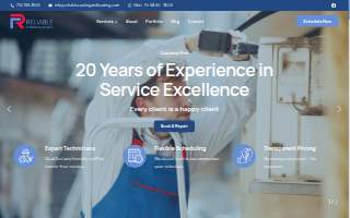 Reliable Cooling & Heating LLC website