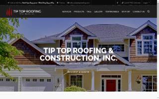Tip Top Roofing & Construction Inc of Sycamore website