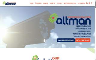 Altman Monitoring Solutions website