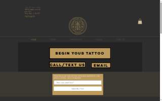 Aztek Ink tattoo studio website