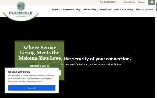 Clarendale of Mokena website