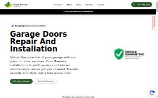 Green Autumn Garage Doors of Tinley Park website