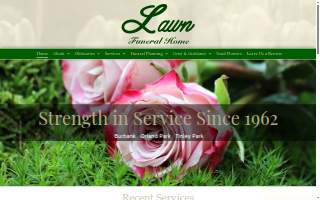 Lawn Funeral Home website