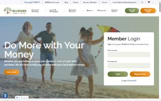 NuMark Credit Union website