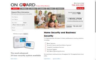 On Guard Inc of Tinley Park website