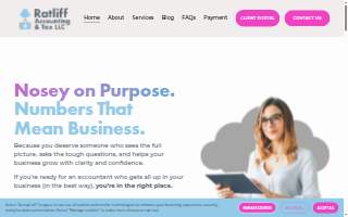 Ratliff Accounting & Tax website