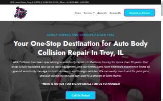 ADR Collision Inc website