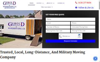 Gerold Moving & Warehousing Co. website