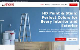 HD Painting and Stain of Troy website