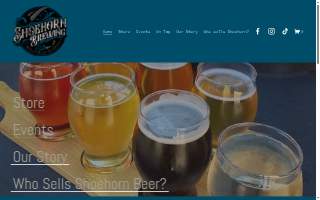 Shoehorn Brewing of Troy website