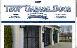 Troy Garage Door Inc. website