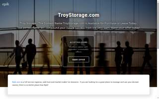 Troy Storage website